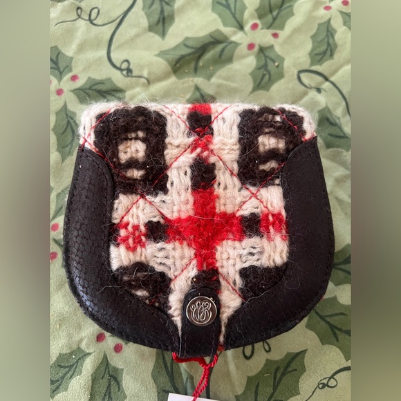 New* Vera Bradley Tweed Saddle Wallet Multi cards-Multicolor Geometric Pattern - Picture 3 of 9